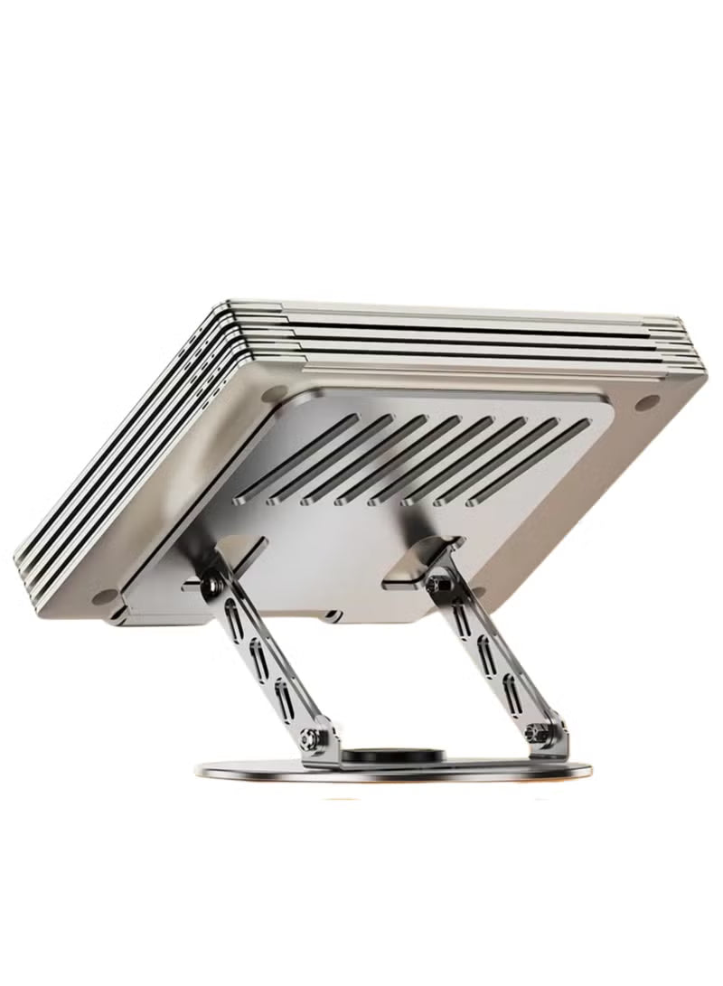 JBQ Flexible Ultra-Slim Laptop Stand - Adjustable & Rotating Aluminum Laptop Riser