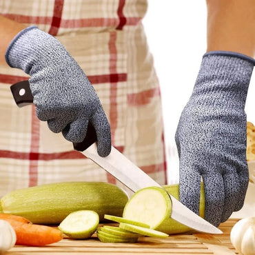 Anti-Cut Resistant Gloves – Level 5 Food-Grade Safety Gloves for Kitchen, Gardening & Industrial Use