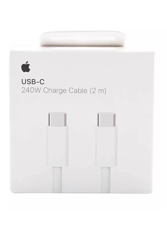 Apple USB-C 240W Charge Cable 2M - White
