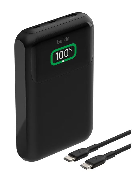 Belkin 20000 mAh Boost Charge 3-Port Laptop Power Bank With USB-C And USB-A Ports