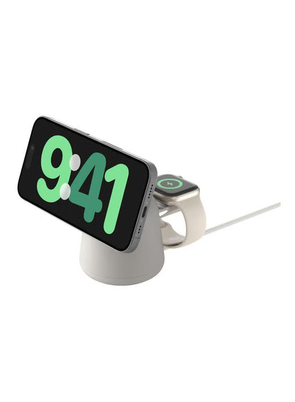 Belkin BoostCharge Pro 2-in-1 Wireless Charging Dock with MagSafe 15W Fast Charge