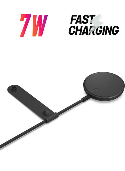 Belkin Magnetic Wireless Charger Pad 7.5W - Magsafe Compatible Apple Wireless Charger
