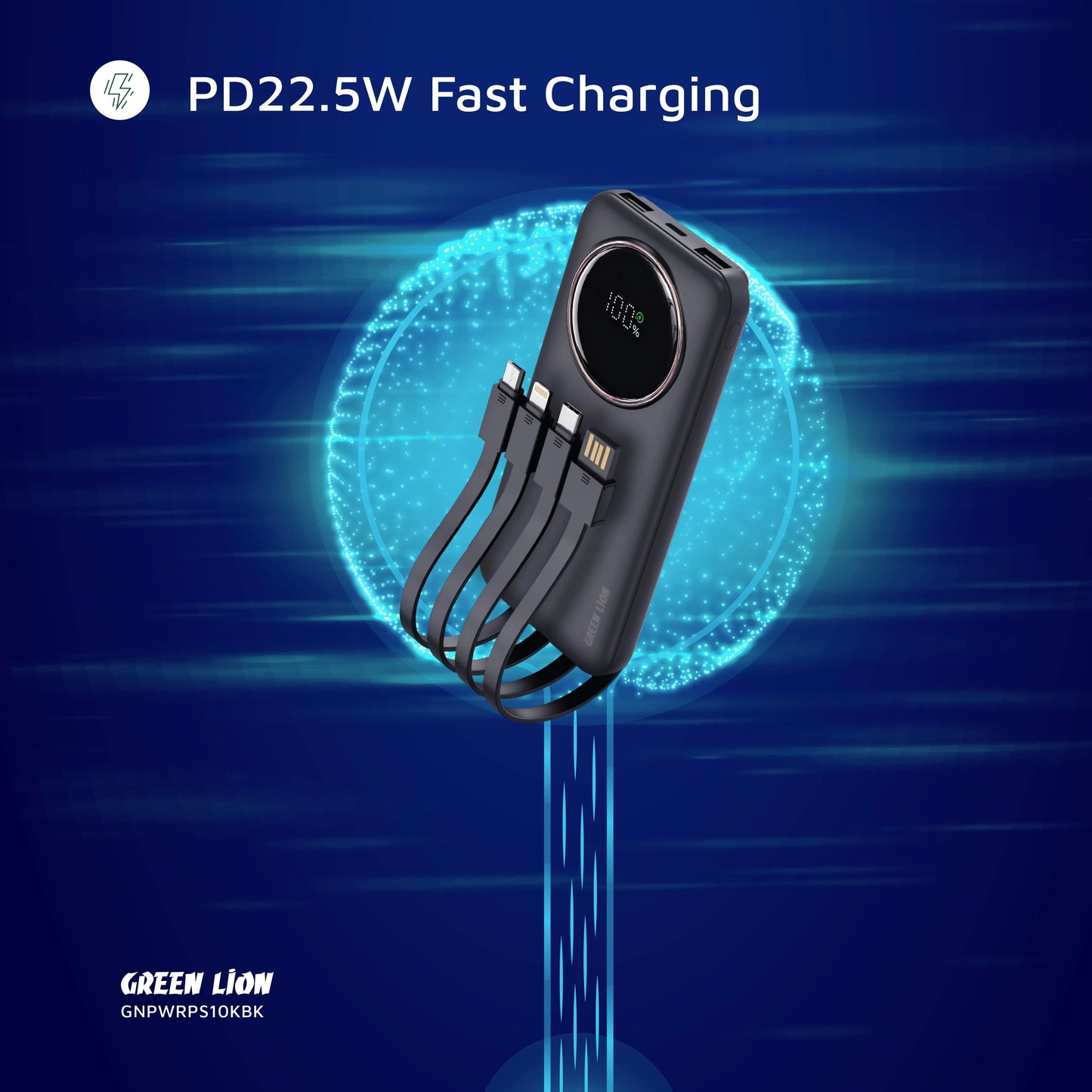 Green Lion Power Pulse 10000 mAh Powerbank PD 22.5W