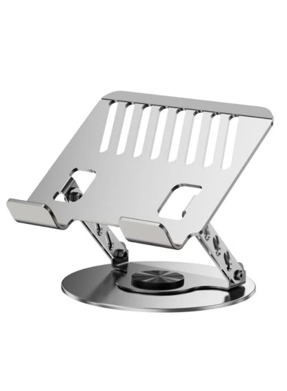 JBQ Flexible Ultra-Slim Laptop Stand - Adjustable & Rotating Aluminum Laptop Riser