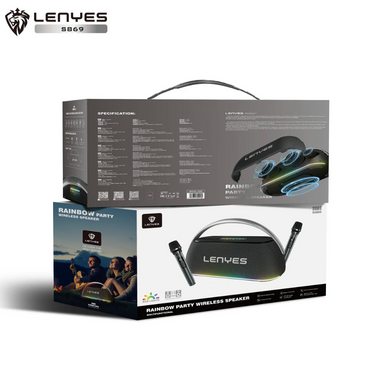 Lenyes S869 Rainbow Party Speaker