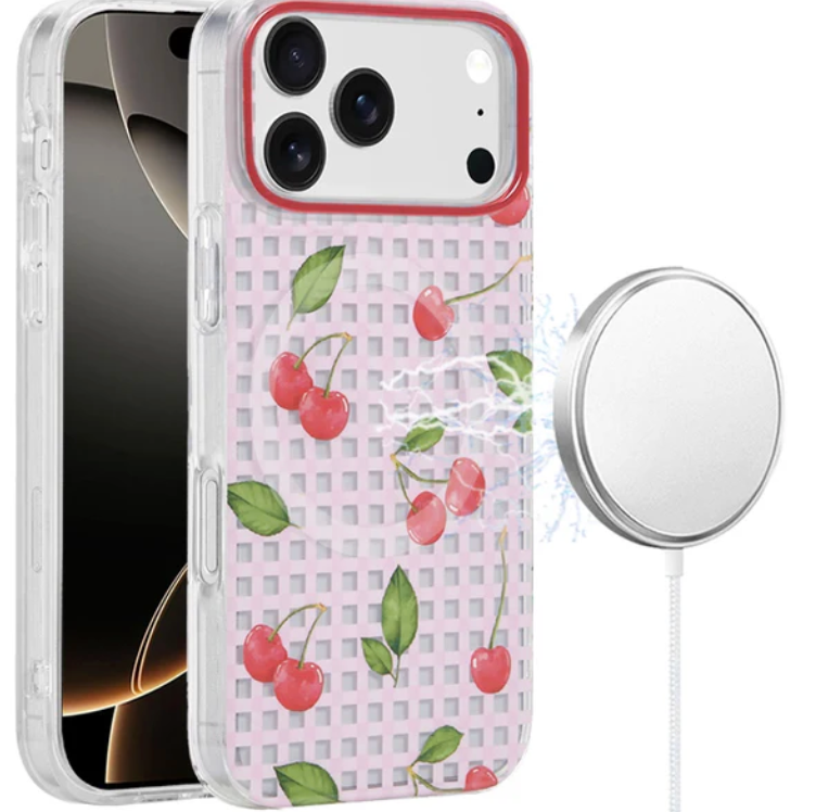iPhone 17 Pro Cherry Magnetic Case