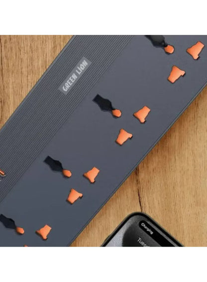 GS-250 Power Socket 2500W, Fast Charging, Lightning & Overload Protection, UK Plug 2M Power Cord, Flame Retardant, Simultaneously Charging, 4 USB ports, 5 AC plugs, 250V Voltage