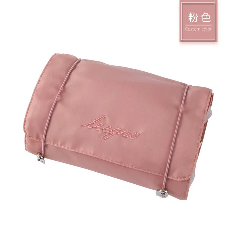 4 In 1 Detachable Makeup Bag – Large Capacity Foldable Cosmetic Pouch for Travel & Storage